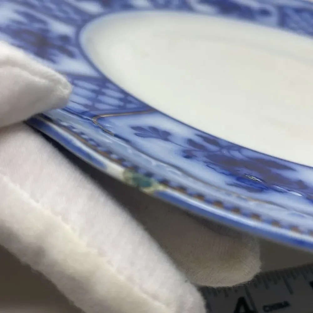 Antique Grindley Melbourne Flow Blue Luncheon Plate